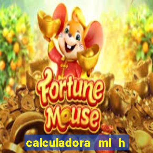 calculadora ml h para mcg kg min